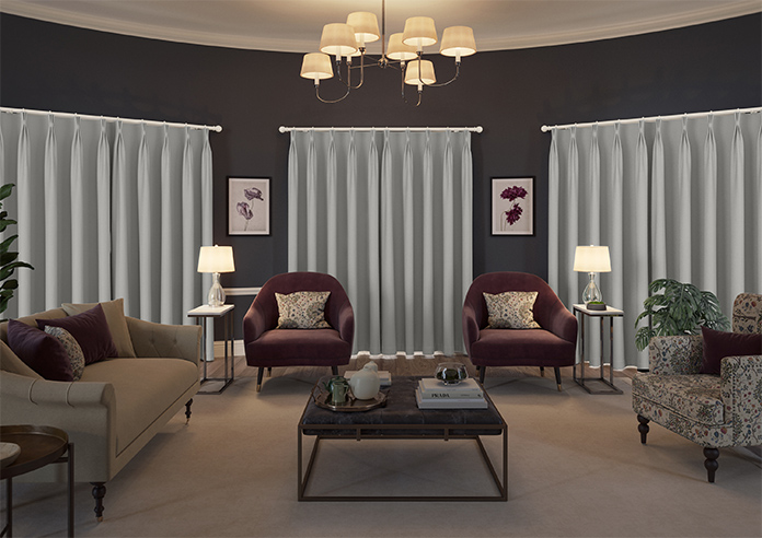 Menton, Stone Grey - Made to Measure Curtains - Image 15